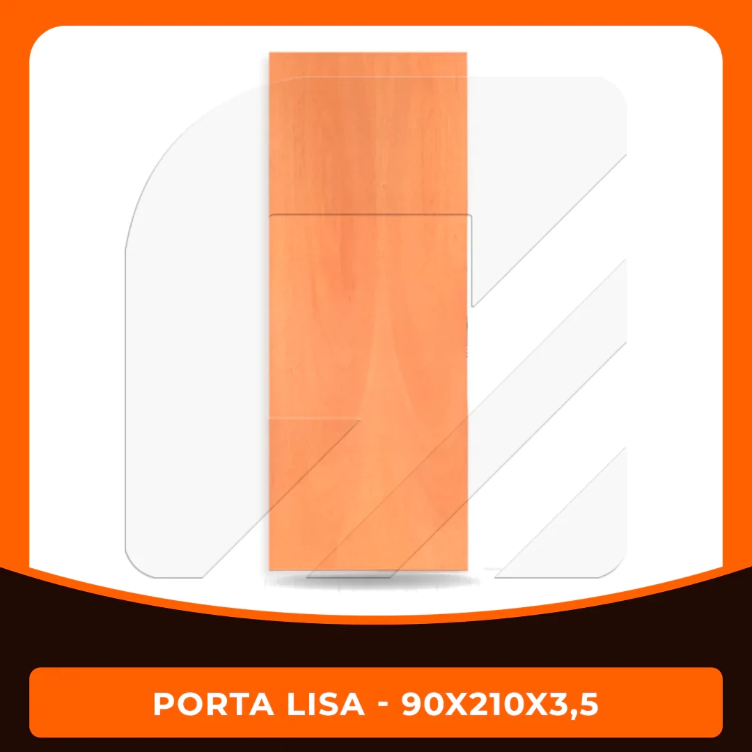 PORTA LISA CURUPIXA VERNIZ 90X210X3,5-ENCABEÇADA