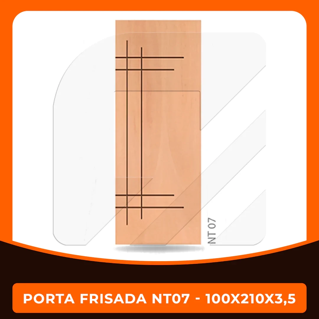 PORTA CURUPIXA FRISADA NT07 100X210X3,5 ENCABEÇADA