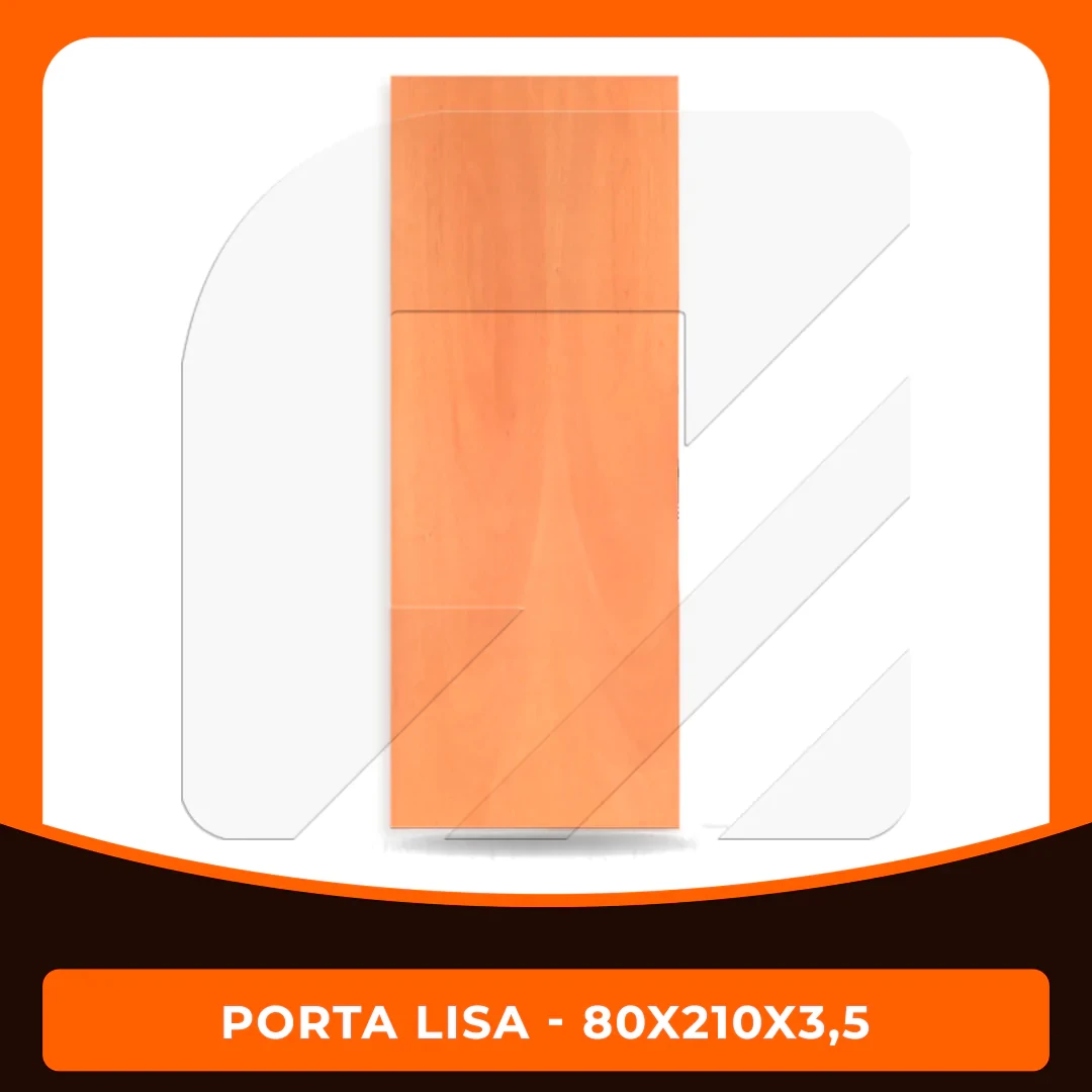 PORTA LISA CURUPIXA VERNIZ 80X210X3,5-ENCABEÇADA