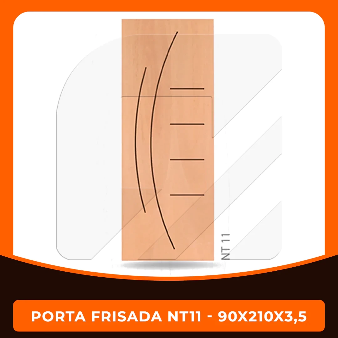 PORTA CURUPIXA FRISADA NT11 90X210X3,5 ENCABEÇADA